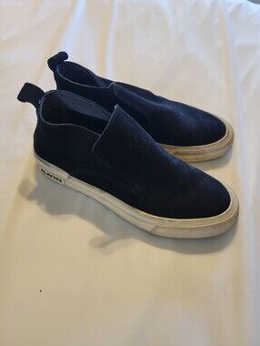 SeaVees Huntington Middie Women's Size 7 Black/White Suede Slip-On Sneakers